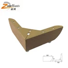 Customized triangular outdoor triple decorative wood furniture accessories small decorative wood furniture legs