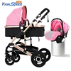 Promotion Luxury high landscape baby carrier/high view golden tube baby pram/big space 3 in 1 baby stroller for baby, toddler