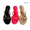 RW22777 Jelly sandals lady PVC slippers plastic sandals for women