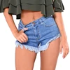 In stock wholesale ripped mujer short jeans women
