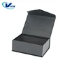 Magnetic Folding flip black paper box paper gift box