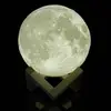 15cm 20cm Touch Remote 16 Color 3D Night Solar Moon Light