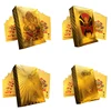 Customized /OEM 24K Gold Foil Plastic Advertising Pokers, Christmas Gift or game Playing cards