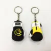 high quality 3D hot sale mini soft silicone rubber boxing glove key chain