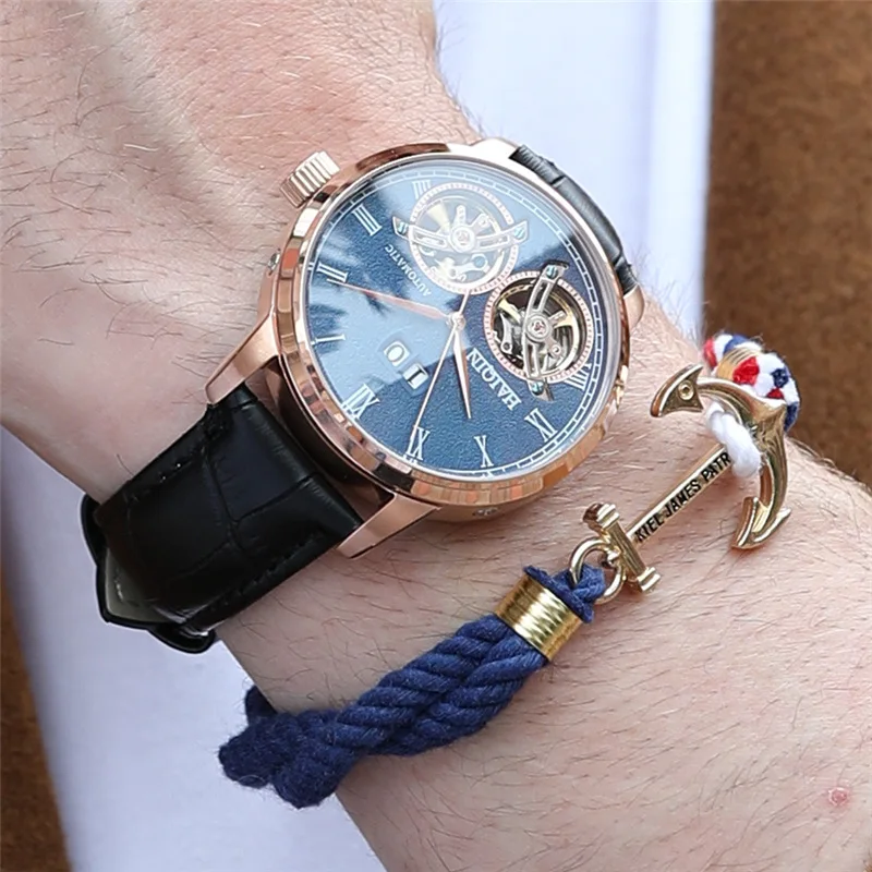 

Automatic Watch Men Mechanical Watches Hollow Skeleton Self-Winding Male Luxury Brand Sport Wrist Watch Relogio Masculino