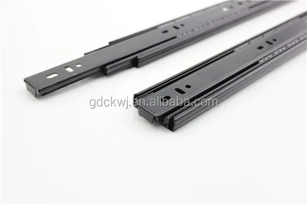 guangzhou factory wholesale kitchen cabinet drawer slide channel heavy duty plastic telescopic drawer slide