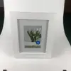 8 x 10 artificial white photo picture frame for home decoration