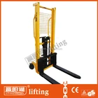 2Ton Electric Stacker batter forklift powered semi electric pallet stacker price