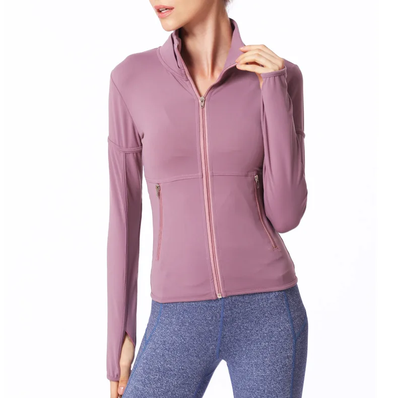Free sample New fitness yoga wear Slim zipper yoga clothes top Running long sleeve jacket women sport wears top fitness apparel
Free sample New fitness yoga wear Slim zipper yoga clothes top Running long sleeve jacket women sport wears top fitness apparel