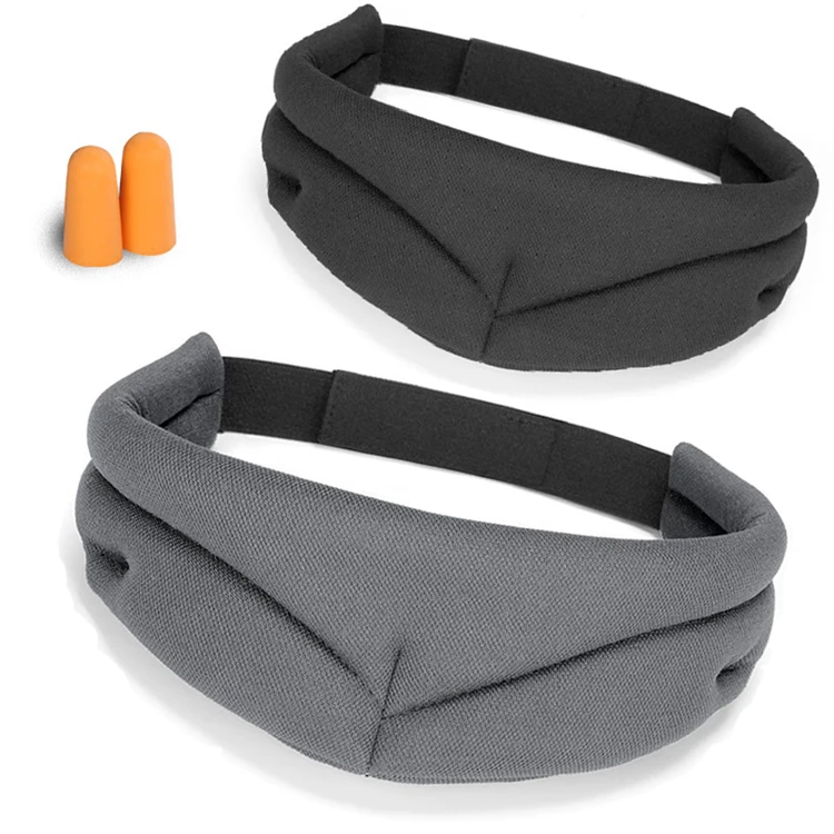 Amazon hot sales beauty & personal care eye mask with ear plugs oem sleep sound eye mask for sleeping, Black;gray 
Amazon hot sales beauty & personal care eye mask with ear plugs oem sleep sound eye mask for sleeping, Black;gray