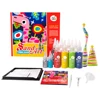 Wholesale supplies kid magic drawing toys Night Scene playsand kit colorful sand art set
