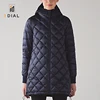New Italian Design Winter Long Jackets Hooded Warm Women Plain Quilted Duck Down Coats