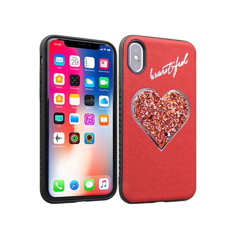 Luxury bling TPU+PC Glitter PU Sticker cover for iphone x case
Luxury bling TPU+PC Glitter PU Sticker cover for iphone x case