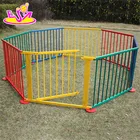 2018 New outlets wooden outside folding baby playpen,Round or Square luxury baby playpen,High quality baby safety fence W08H006