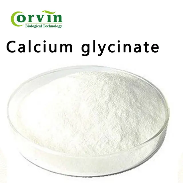 pharmaceutical grade calcium glycinate cas:35947-07-0 raw