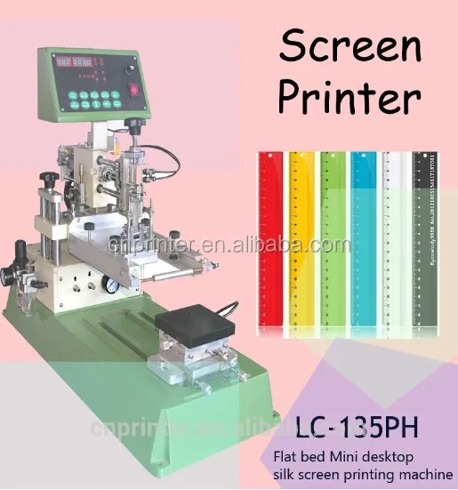 flat pneumatic silk screen printer with moving table logo printing for poster ,advertisement and billboard scutcheon