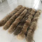 OEM custom raccoon fur skin real fur trim