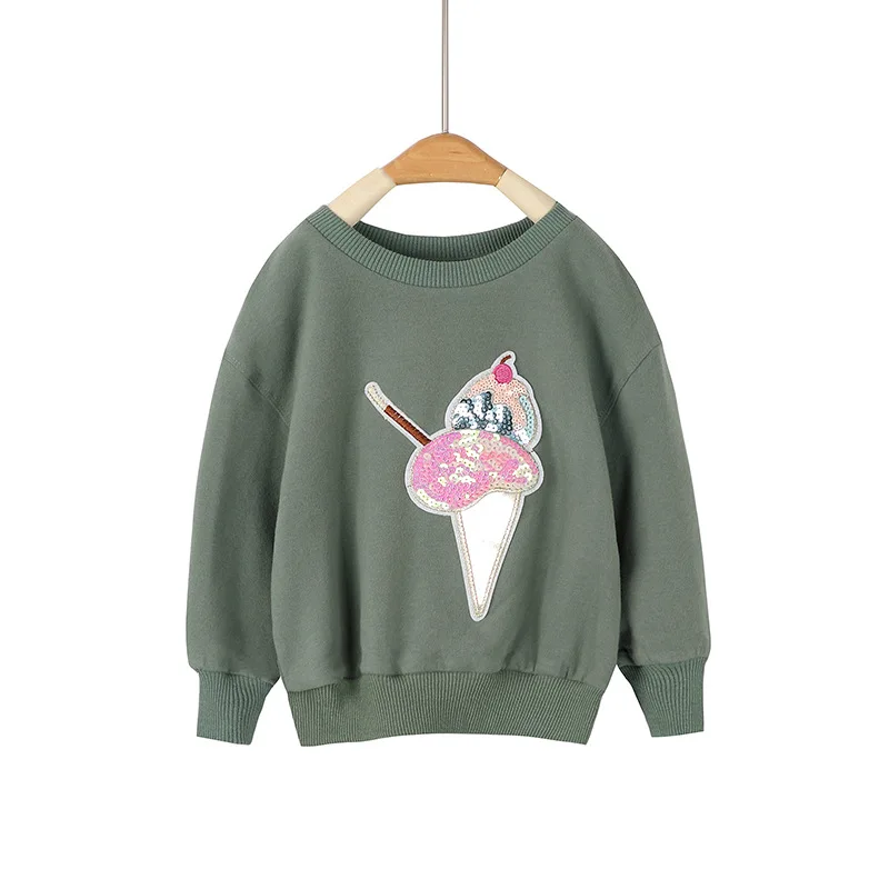 Children's jacket long sleeve T-shirt for children new style cotton top for children with embroidered girl t shirt, Picture
Children's jacket long sleeve T-shirt for children new style cotton top for children with embroidered girl t shirt, Picture