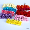 Handmade Small Rose Paper Flower Wedding Candy Box Decorative Flower Rose Artificial Flower
