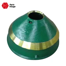 Casting Steel Cone Crusher Spare Parts mantle Mn18Cr2-- High Manganese bowl liner and mantle