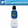 Professional Digital 30dB-130dB Sound Level Meter with Backlit Display High Accuracy Measuring White Color Small Portable