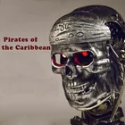 Halloween party masquerade antique gold silver scary ghost pirates mask wholesale