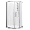 Bathroom Easy Install Corner Curved Sliding Clean Glass Shower Door