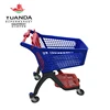 Durable Cheap Price Supermarket All Plastic Shopping Trolley