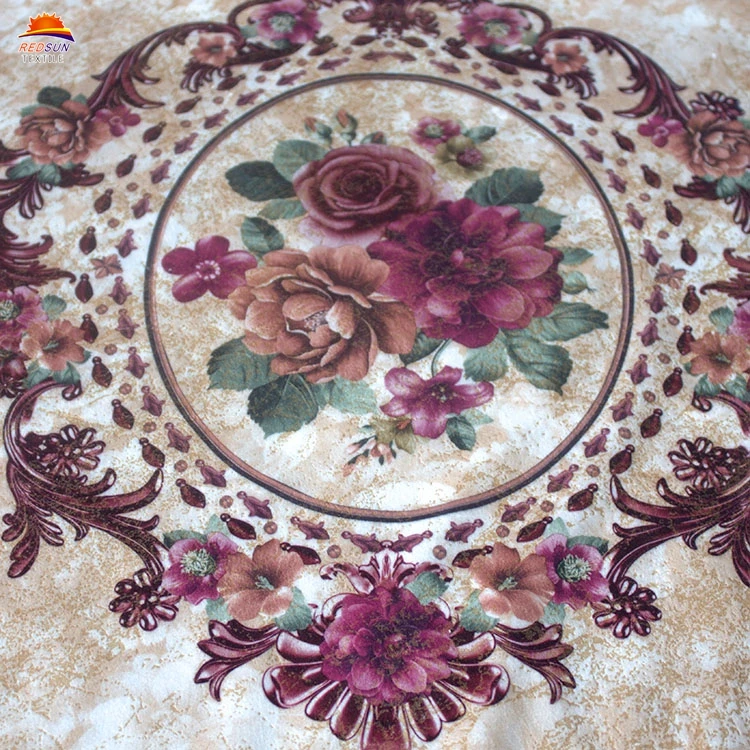 Turkish Flower Design Print Fabric Textile Online For Sale Kilim