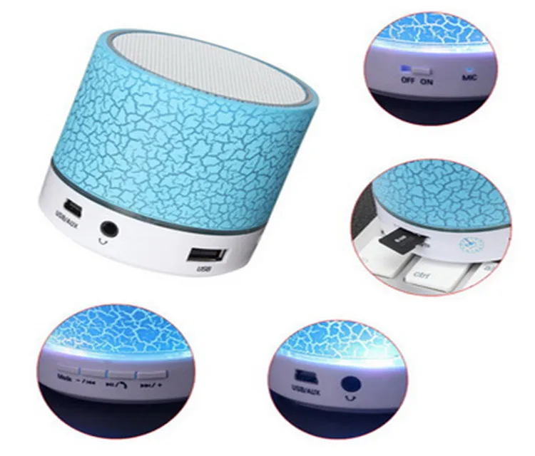 Wholesale LED Mini S10 Speakers Portable Wireless speaker bluetooth speaker - ANKUX.COM