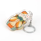 China hot selling custom promotion clear plastic acrylic keychain vograce