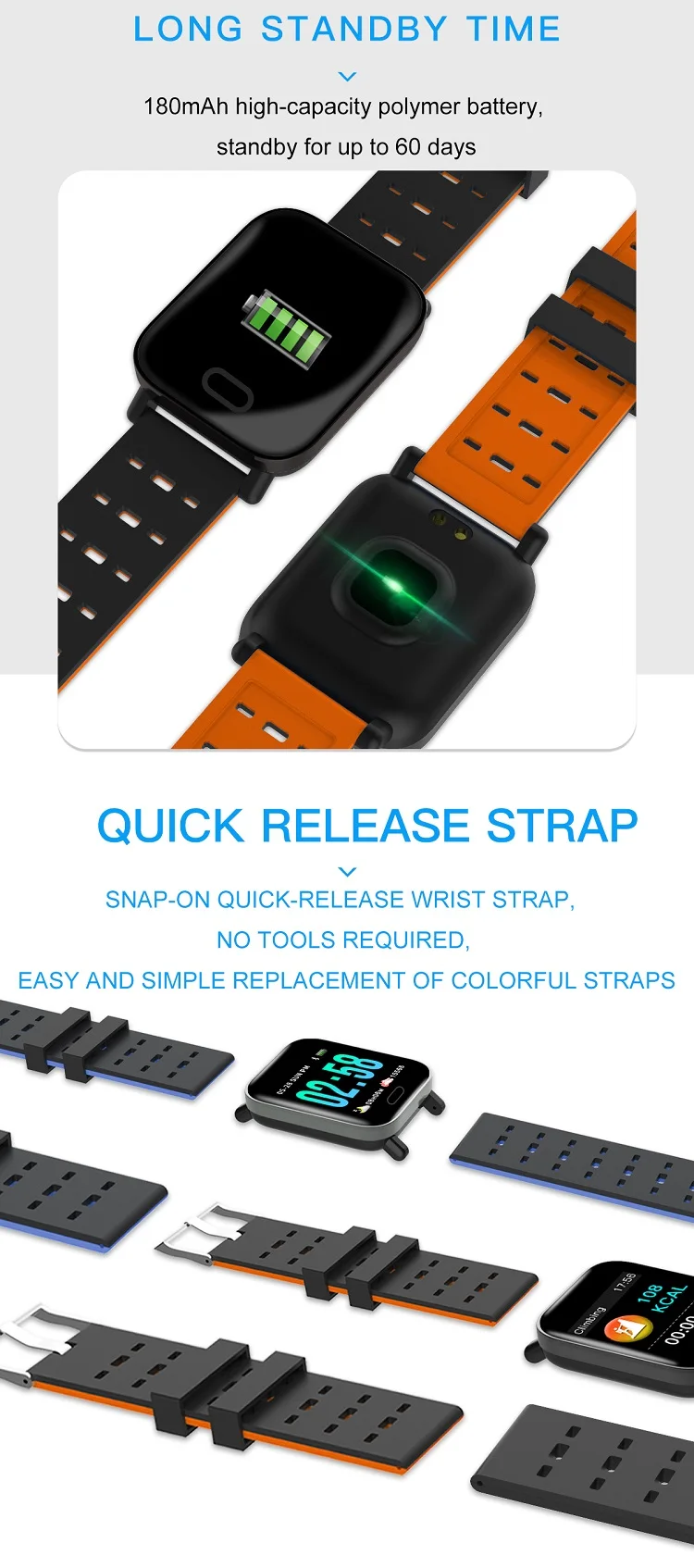 Bas prix &eacute;tanche silicone montre android ce rohs montre intelligente pour Samsung - ANKUX.COM