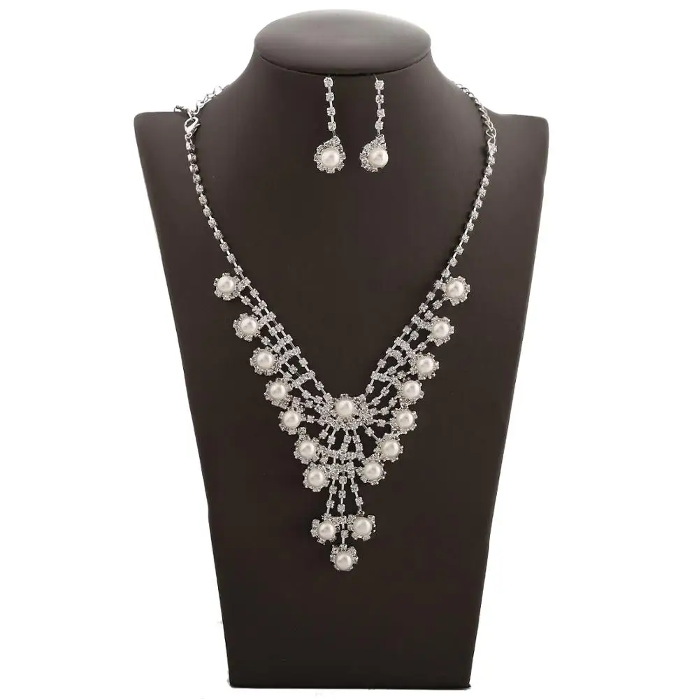 RHINESTONE CRYSTAL Wedding NECKLACE Prom Wedding Bridal Crystal Rhinestone Necklace Earring Jewelry Set
RHINESTONE CRYSTAL Wedding NECKLACE Prom Wedding Bridal Crystal Rhinestone Necklace Earring Jewelry Set