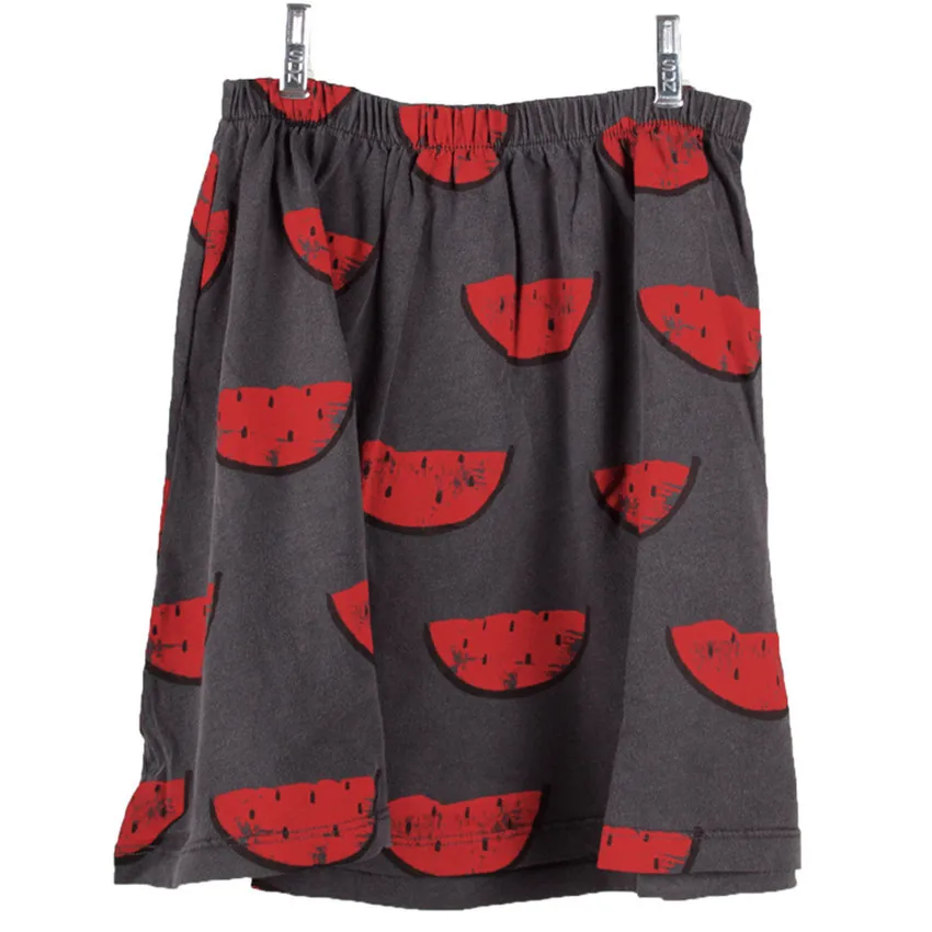 2015 Kids Bobo Choses Watermelon Printed Skirt Cotton Casual 18m-6y Baby Girls Skirt Children Clothing Summer Style Skirt YA042