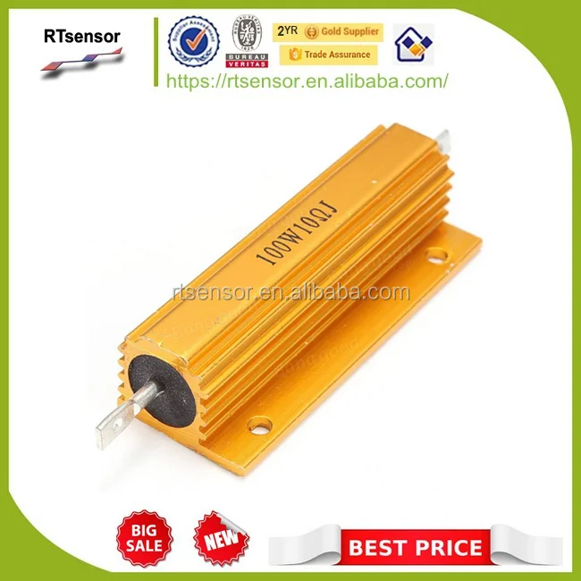 100W Watt Power Aluminum Housed Metal Shell Case Fixed Variable Wirewound Resistor
