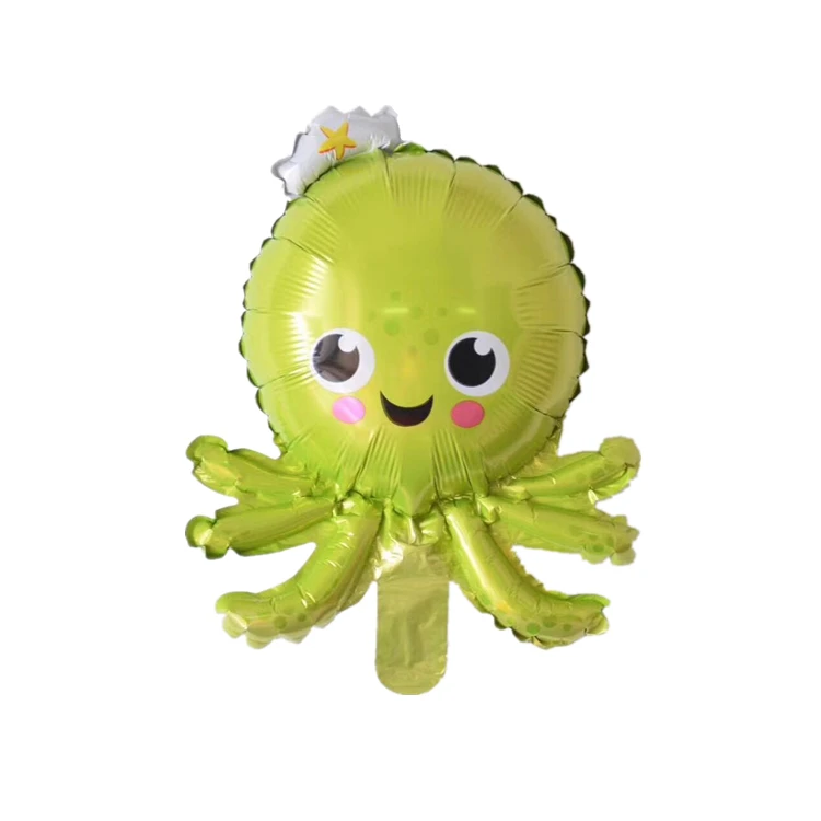 Wholesale Under The Sea Fish Helium Cartoon Balloons Foil Animal Octopus Balloons For Wedding Party Decoration