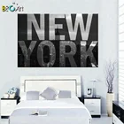 English alphabet theme building picture high quality new york city life print painting