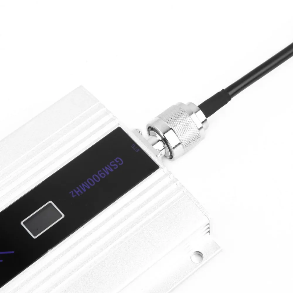 LCD Display Gain GSM 900Mhz Mobile Cell Phone Signal Booster Amplifier RF Repeater Kit GSM Signal Repeater With Cable + Antenna