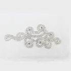 Beautiful factory 888 stone rhinestone lace embroidery
