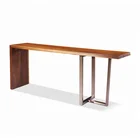 promotional low price durable wood modern design console table