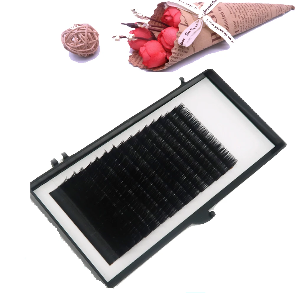 Worldbeauty Best quality eyelash extension 07mm mixed length, Black or other color 
Worldbeauty Best quality eyelash extension 07mm mixed length, Black or other color