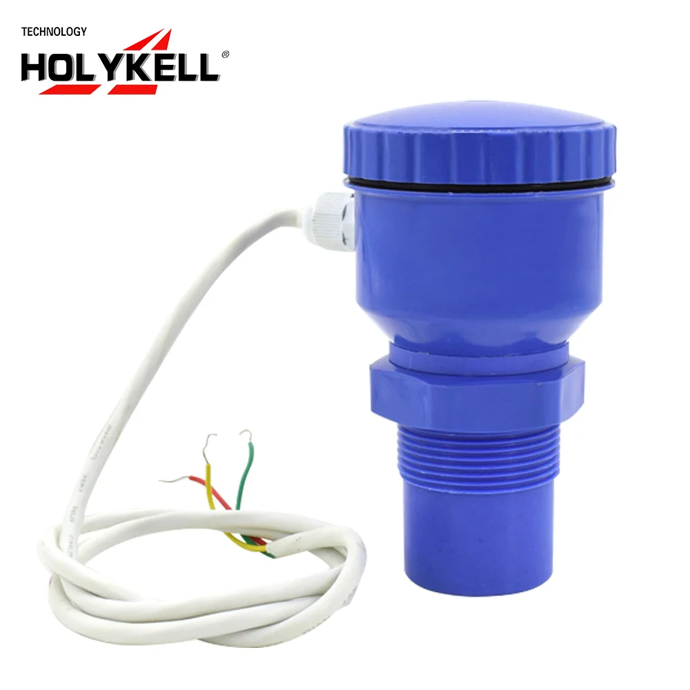 Holykell завод низкая стоимость 0-5 м воды жидкого топлива ультразвуковой датчик уровня