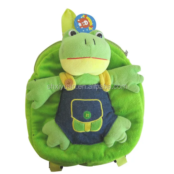 plush frog bag