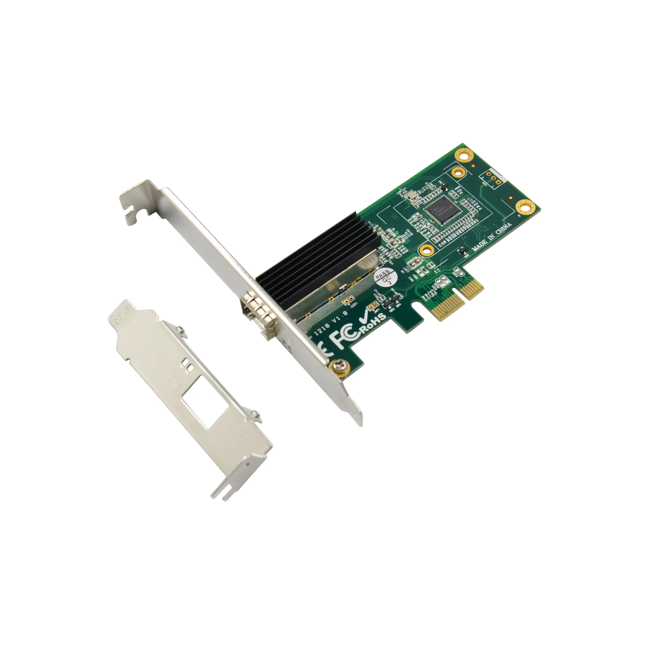 pciex1 single port 1g sfp fiber network card intel i210as