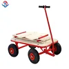 Foldable 4 Wheel Wagon Plastic Serving Beach Kid Toy Tea Wooden Cart