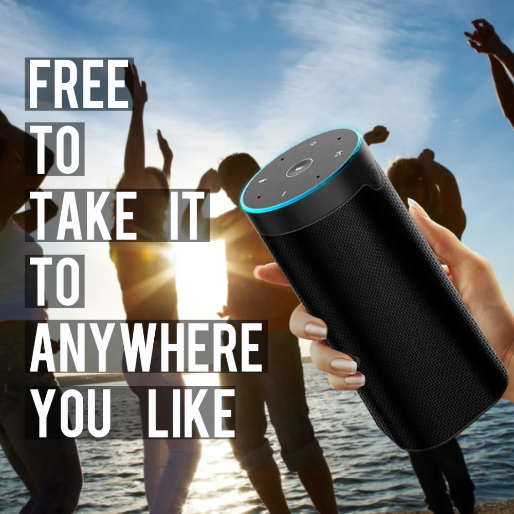 MXQ HF30 Alexa Speaker, High Quality Smart WiFi Speaker For Amazon ECHO - ANKUX.COM