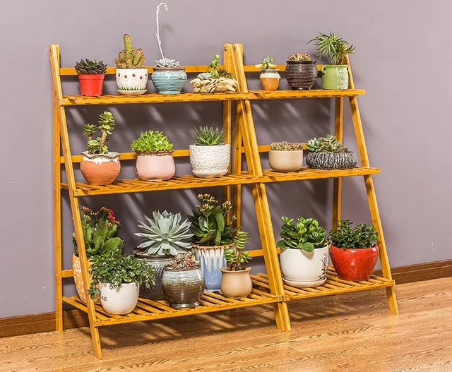 3-4 tiers foldable bamboo flower shelf for plant stand rack organizer display, Natural, white
3-4 tiers foldable bamboo flower shelf for plant stand rack organizer display, Natural, white