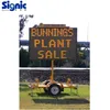 Best Quality led traffic dynamic message board sign trailer for sale
