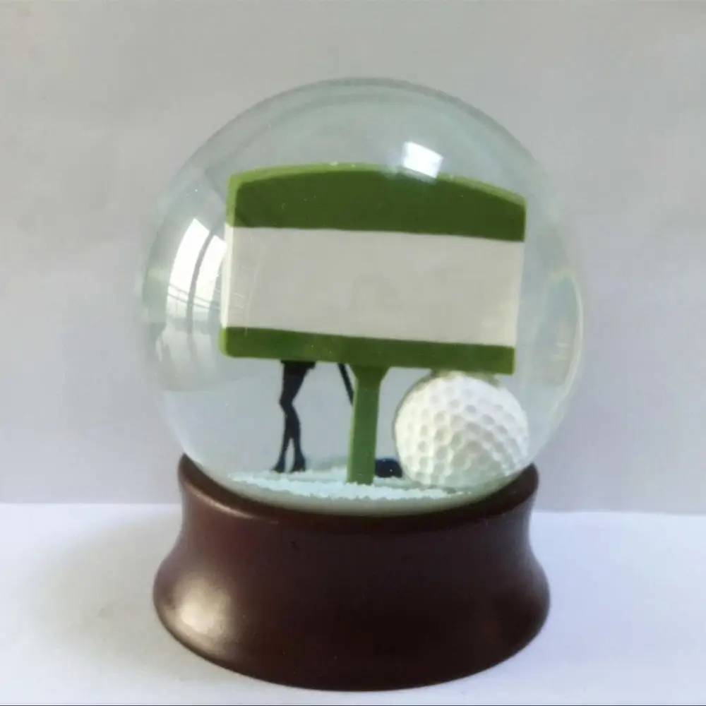 Make Your Own Snow Globe Golf Ball Snow Globe,Christmas Promotional