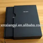 Hardcover book printing with slip case and round back casebound Head and tail band